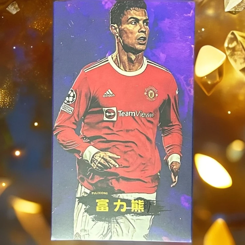 富力熊【梦回唐朝】足球球星卡潮玩盲盒【小斑马球星卡】