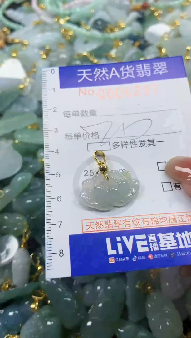 颈饰未镶嵌翡翠天然A货翡翠