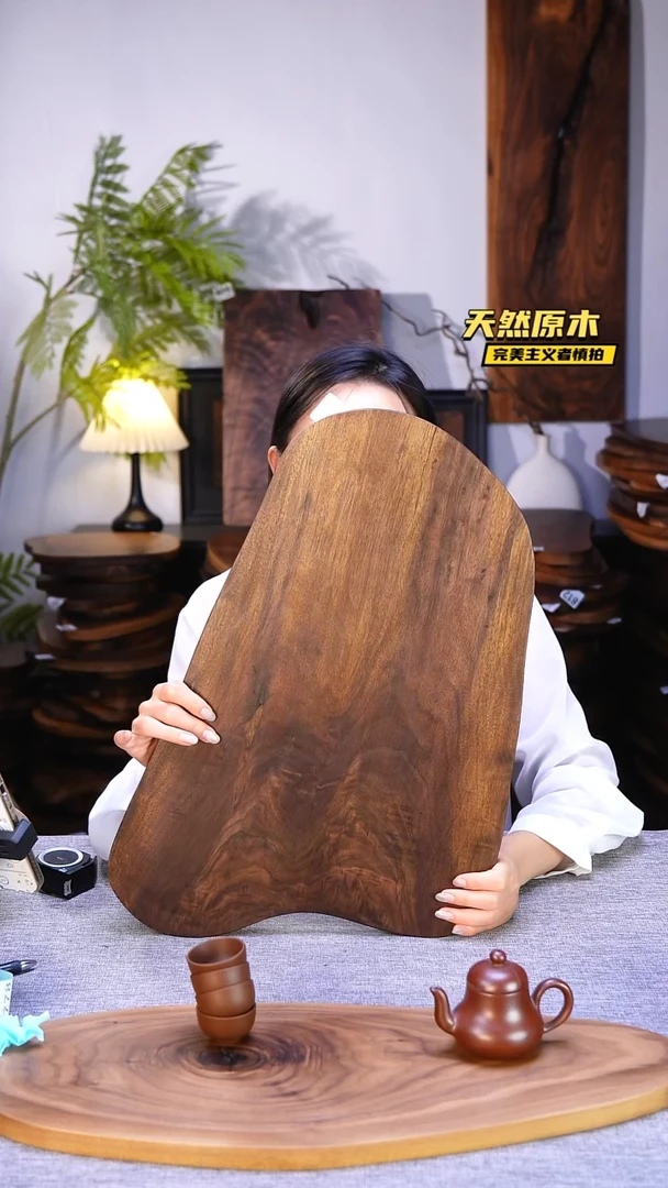 木北美黑胡桃原木.干裂疤结不属于商品质量问题完美主义者慎拍
