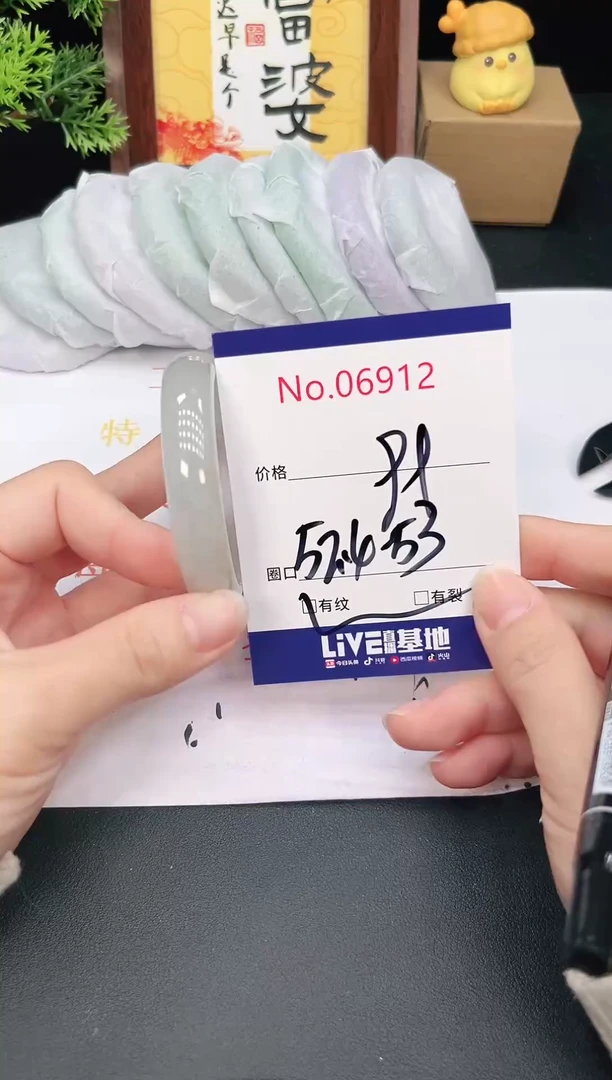 未镶嵌手镯翡翠6912