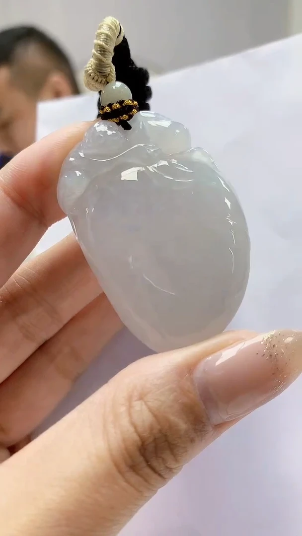 未镶嵌定制翡翠4898MM-毛货挂件132