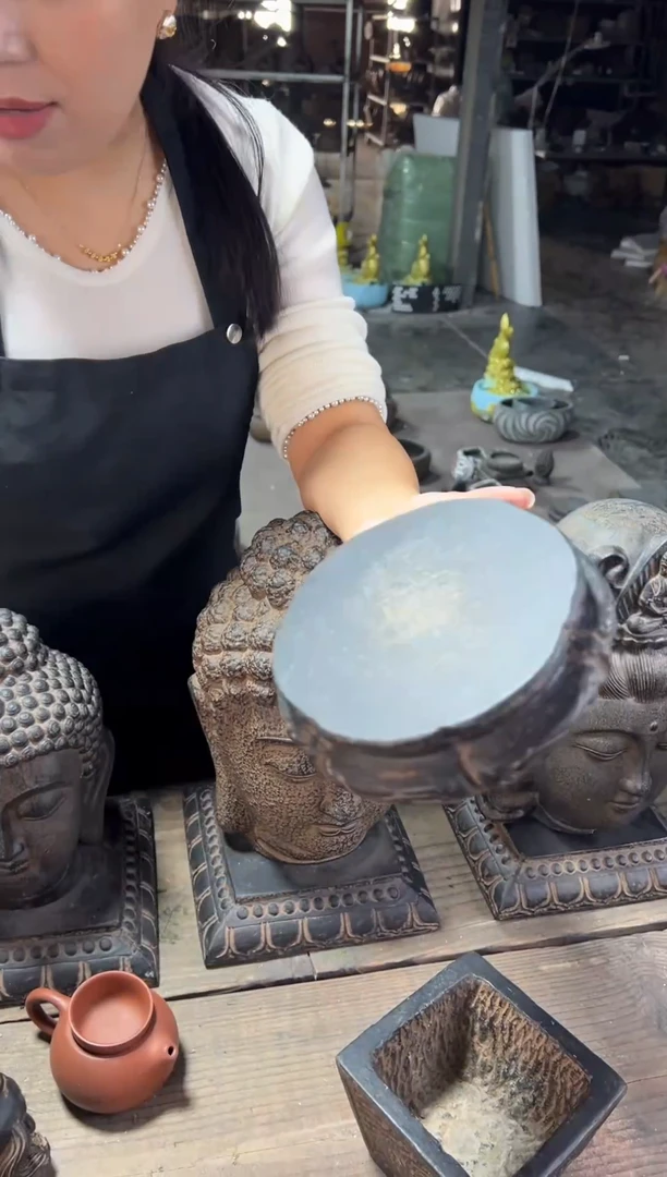 陶土【火山泥】金箍坛底座