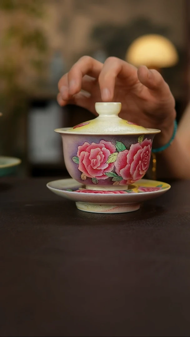 杯景德镇陶瓷杯碗柴烧多人