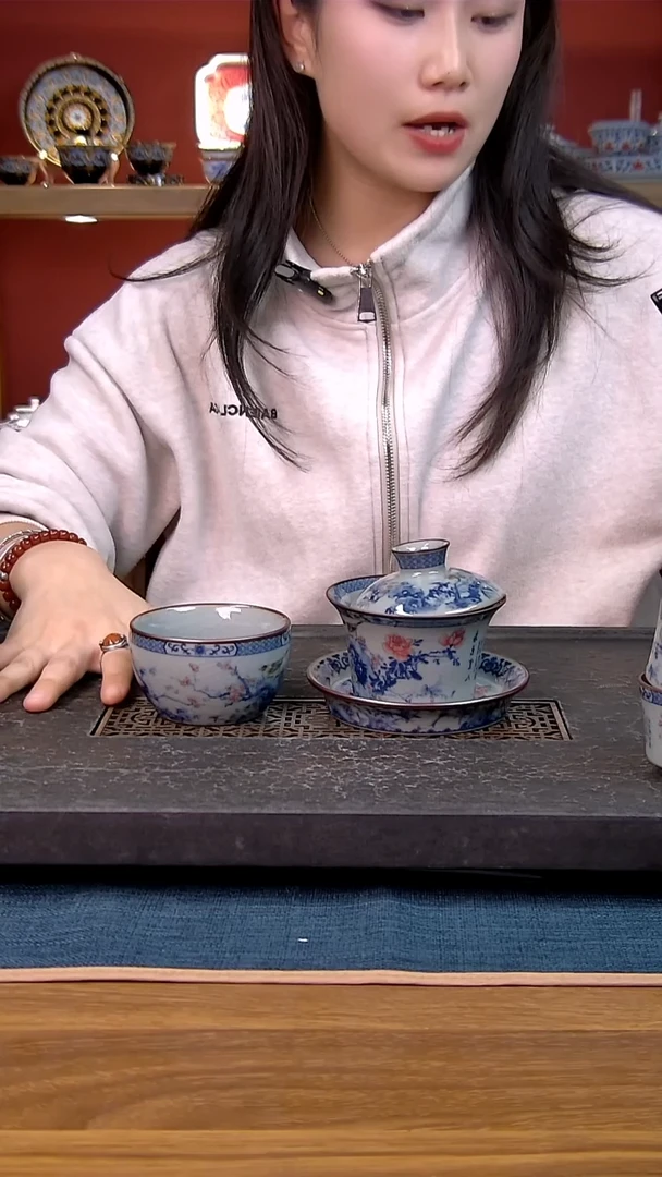 简装家用款2件套 老陶泥开片纹陶瓷茶具