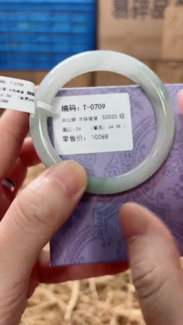 未镶嵌手镯石英质玉T-0709