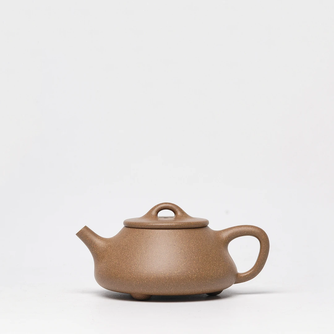 平盖石瓢 青段 100cc与140cc两种 原矿半手 14孔出水手制精美