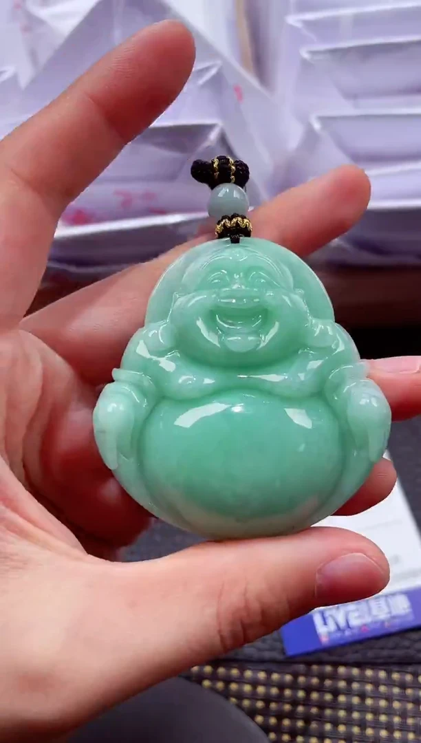 未镶嵌挂件翡翠000888