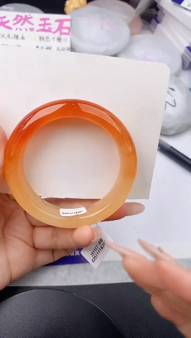 未镶嵌手镯石英质玉w78-HHB57+