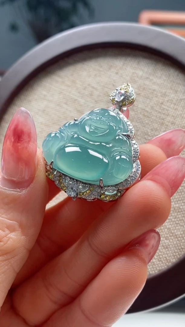 【闪购商品】翡翠颈饰银S925镶嵌0699538815