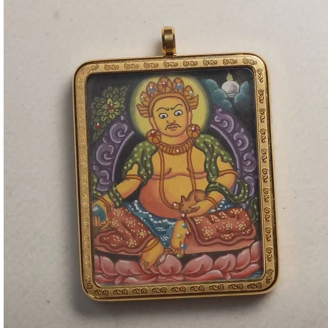 全品 【唐卡】【黄财神  】