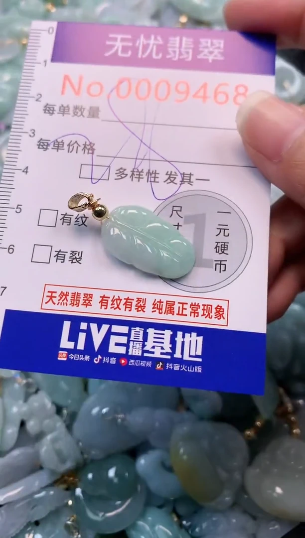 颈饰未镶嵌翡翠9468