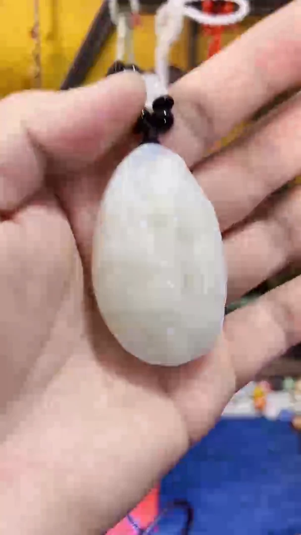 【闪购商品】和田玉挂件未镶嵌和田 年年有余 (飞铃文玩)