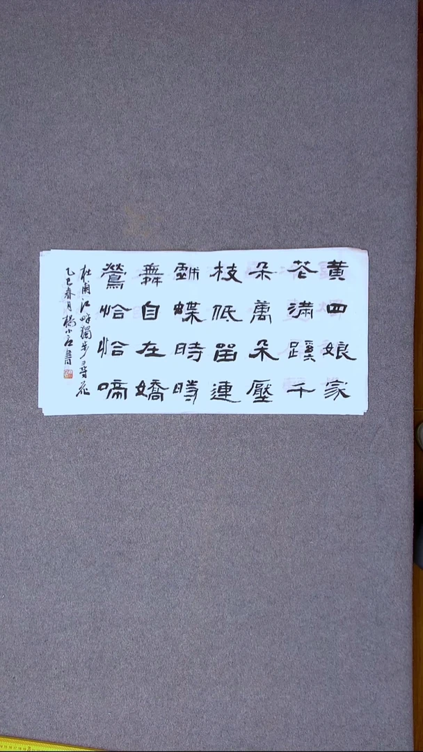 书法杨小立河南南阳69*34两平尺