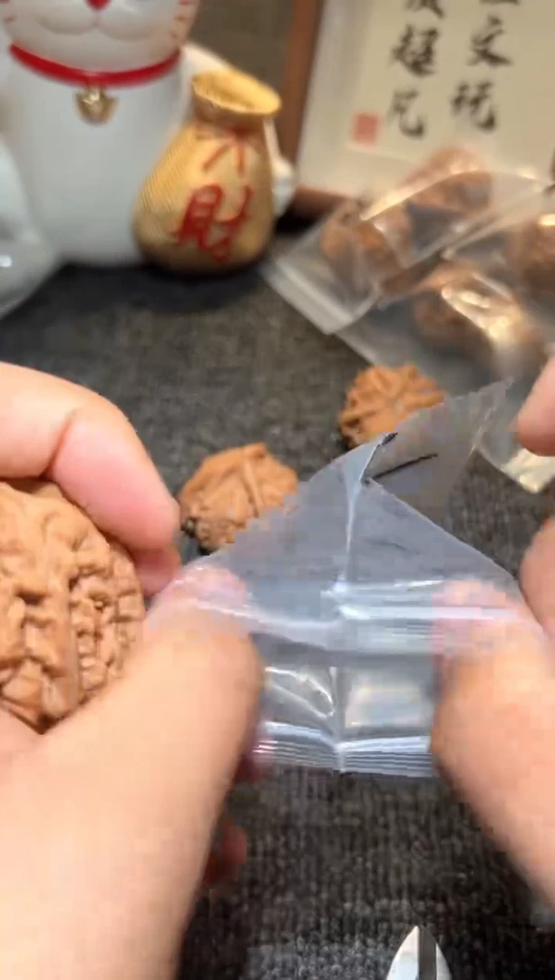吊坠文玩核桃粗筋有色差27