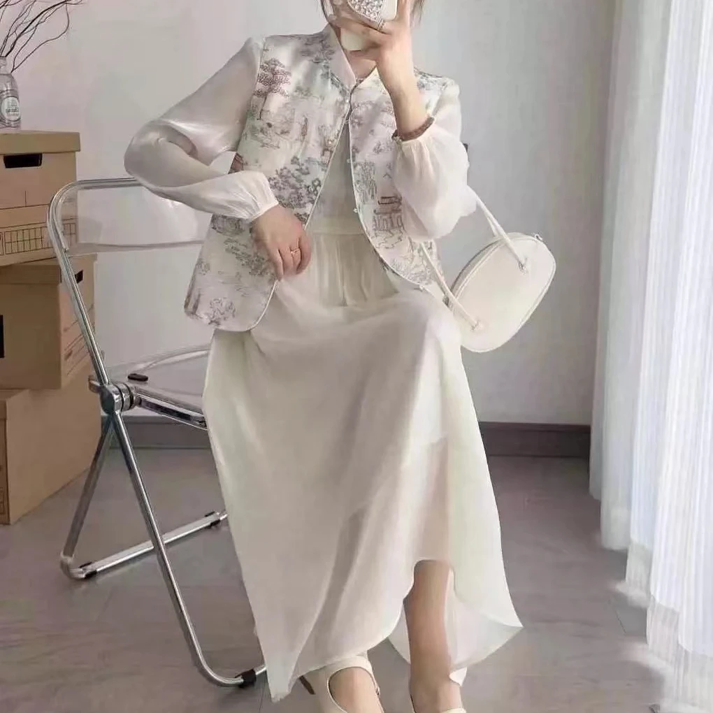 8109新中式两件套套装