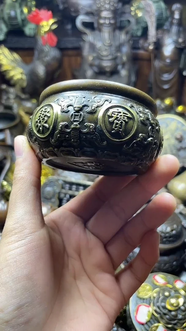 闪购链接，点击下单，有运费险，铜摆件