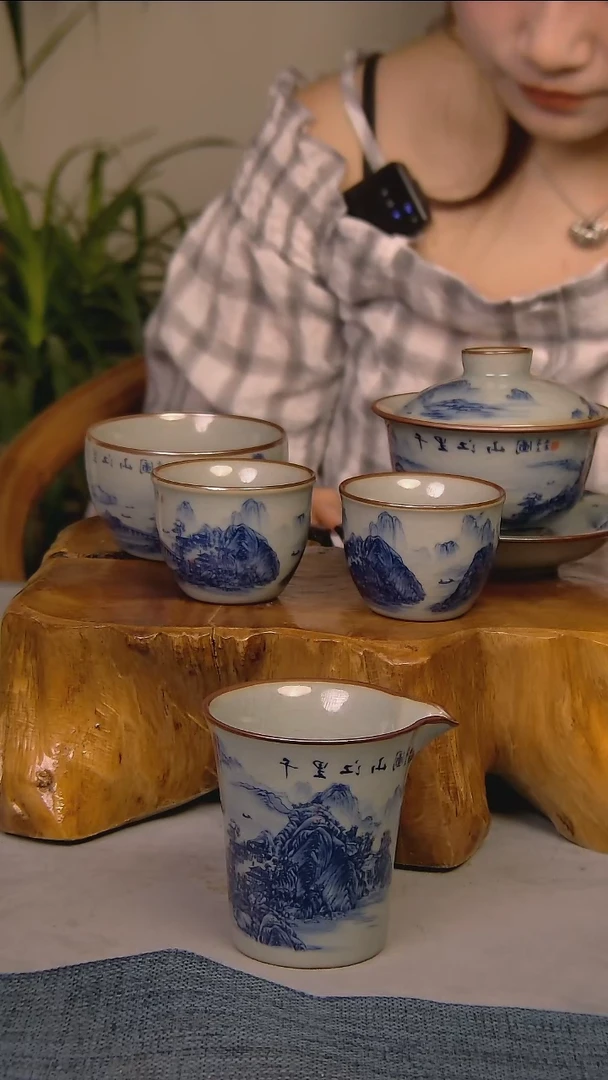 简装家用款5件套 陶瓷家用茶具系列