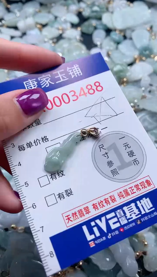颈饰未镶嵌翡翠3488
