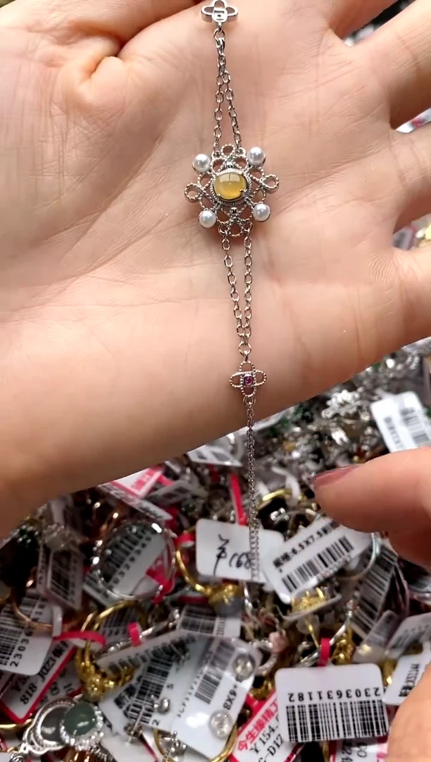 【闪购商品】翡翠戒指银S925镶嵌33333333    7