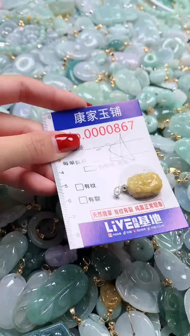 翡翠未镶嵌吊坠(不含链)867