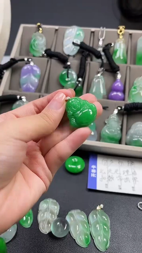 颈饰未镶嵌翡翠  所见即所得 一图一物