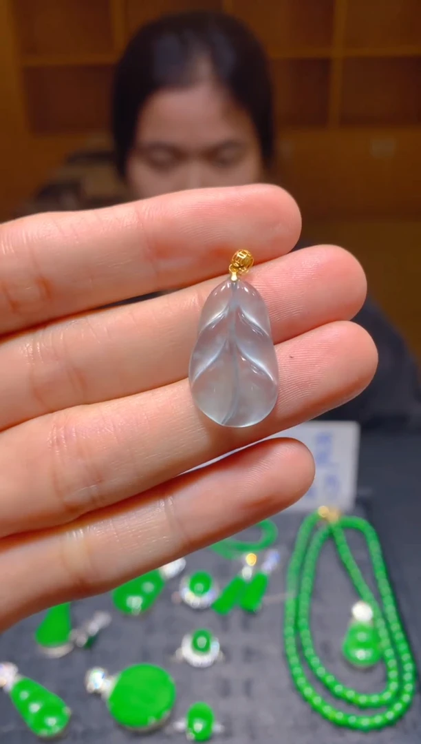 18K金镶嵌定制翡翠337多样性发货（发其一）