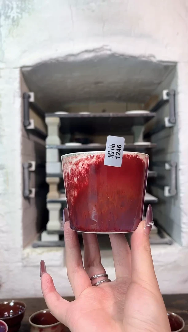 摆件窑口自销手工纯原矿钧瓷