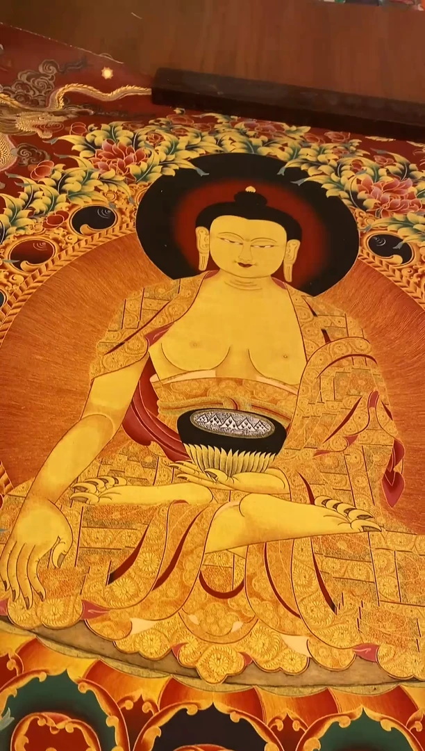 装裱画精美唐卡tk16075