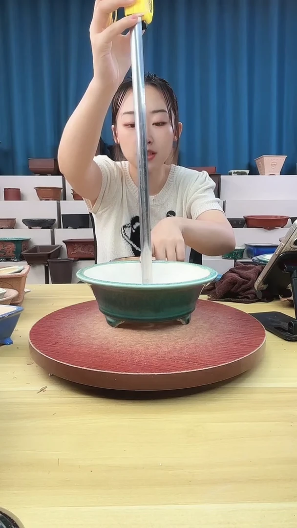 紫砂花盆花盆浅草紫砂花盆