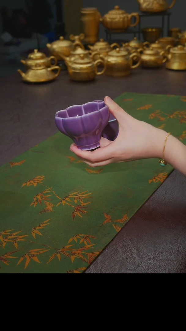 茶杯紫砂 【宜景窑系列】曼陀罗