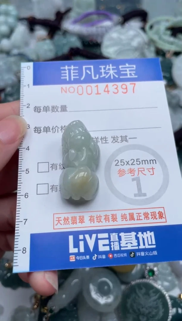 颈饰未镶嵌翡翠14397