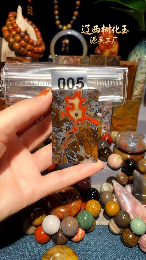 未镶嵌-硅化玉天然北票硅化玉吊坠