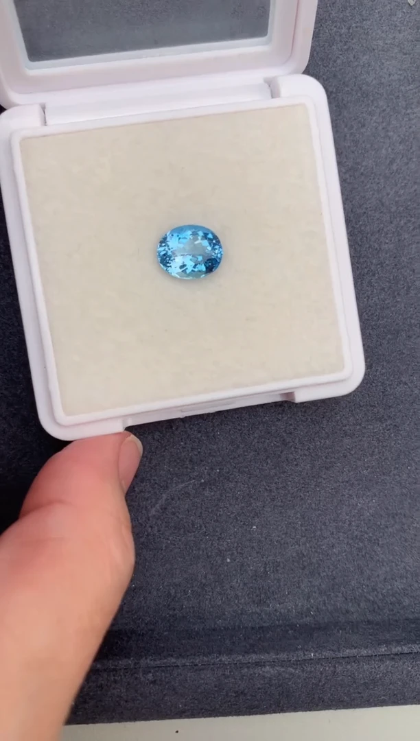 【闪购商品】海蓝宝石裸石未镶嵌3ct海蓝宝