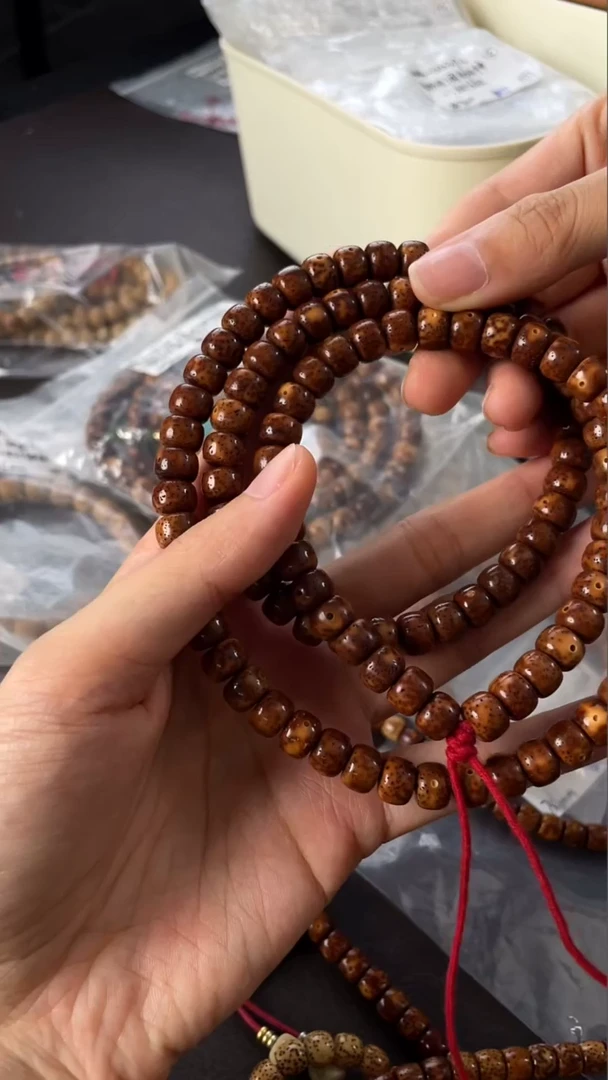 星月菩提吊坠精工级中珀新桶银标长串