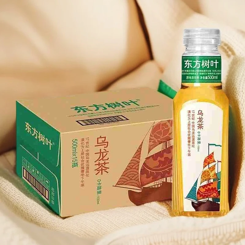 【次日达】新鲜日期 农夫东方树叶乌龙茶 500ml*15瓶/箱夏日必备饮品