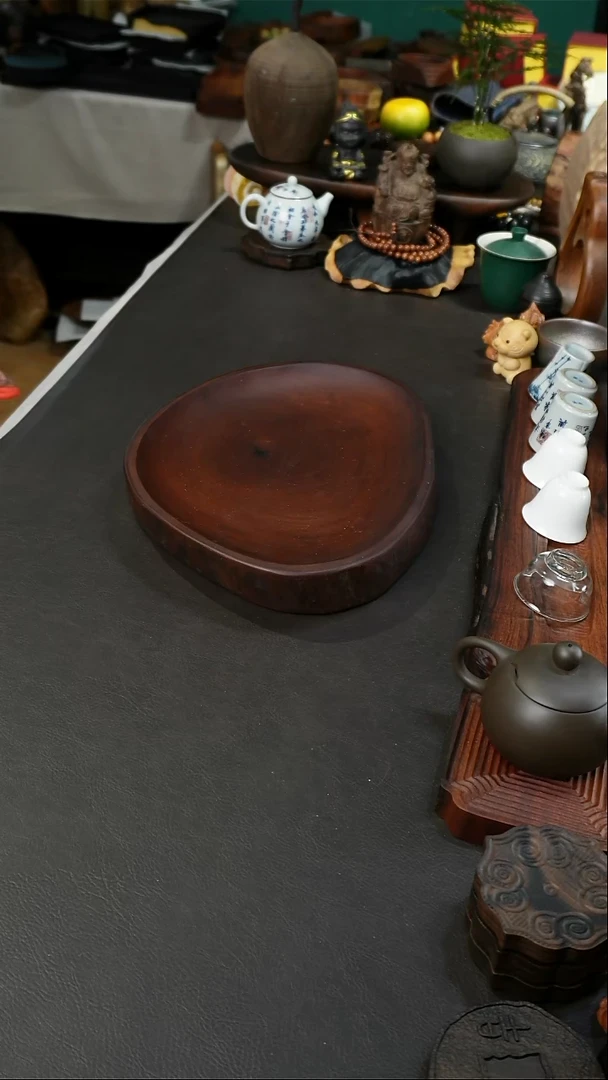 缅甸花梨木随形果盘