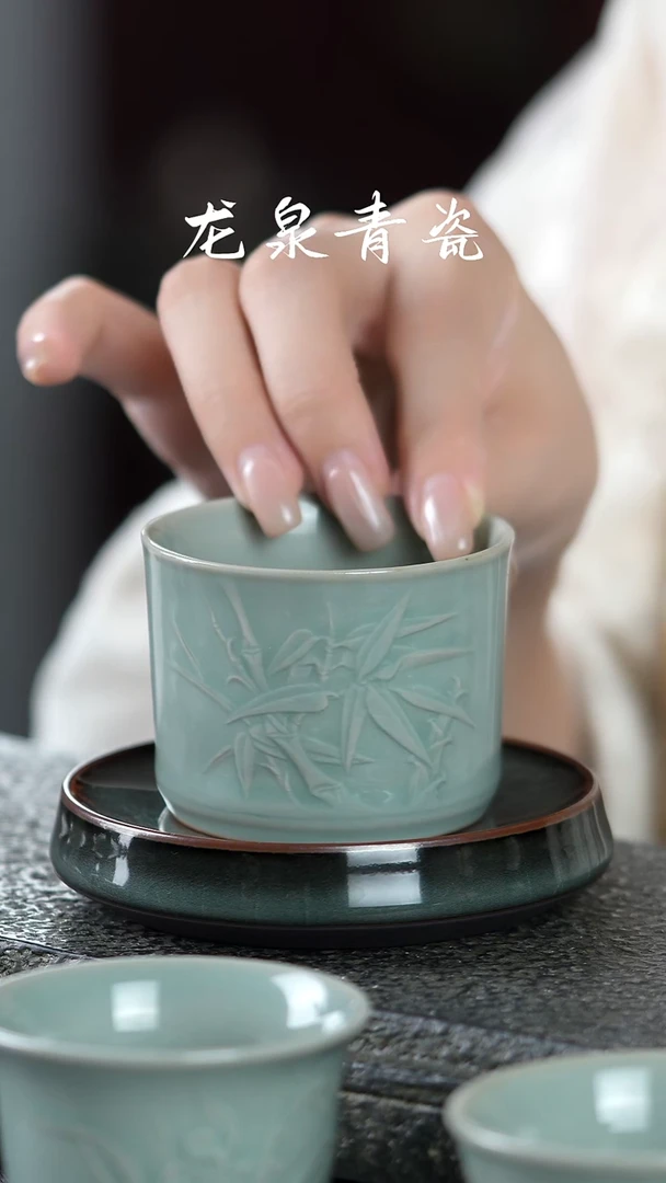 四君子杯的竹杯