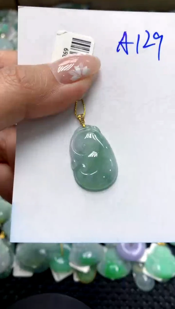 【闪购商品】翡翠颈饰18K金镶嵌111111111111111111