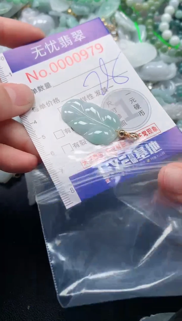 吊坠(不含链)未镶嵌翡翠979