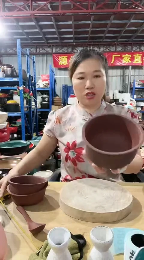 瑕疵大号紫砂内胆不圆色差
