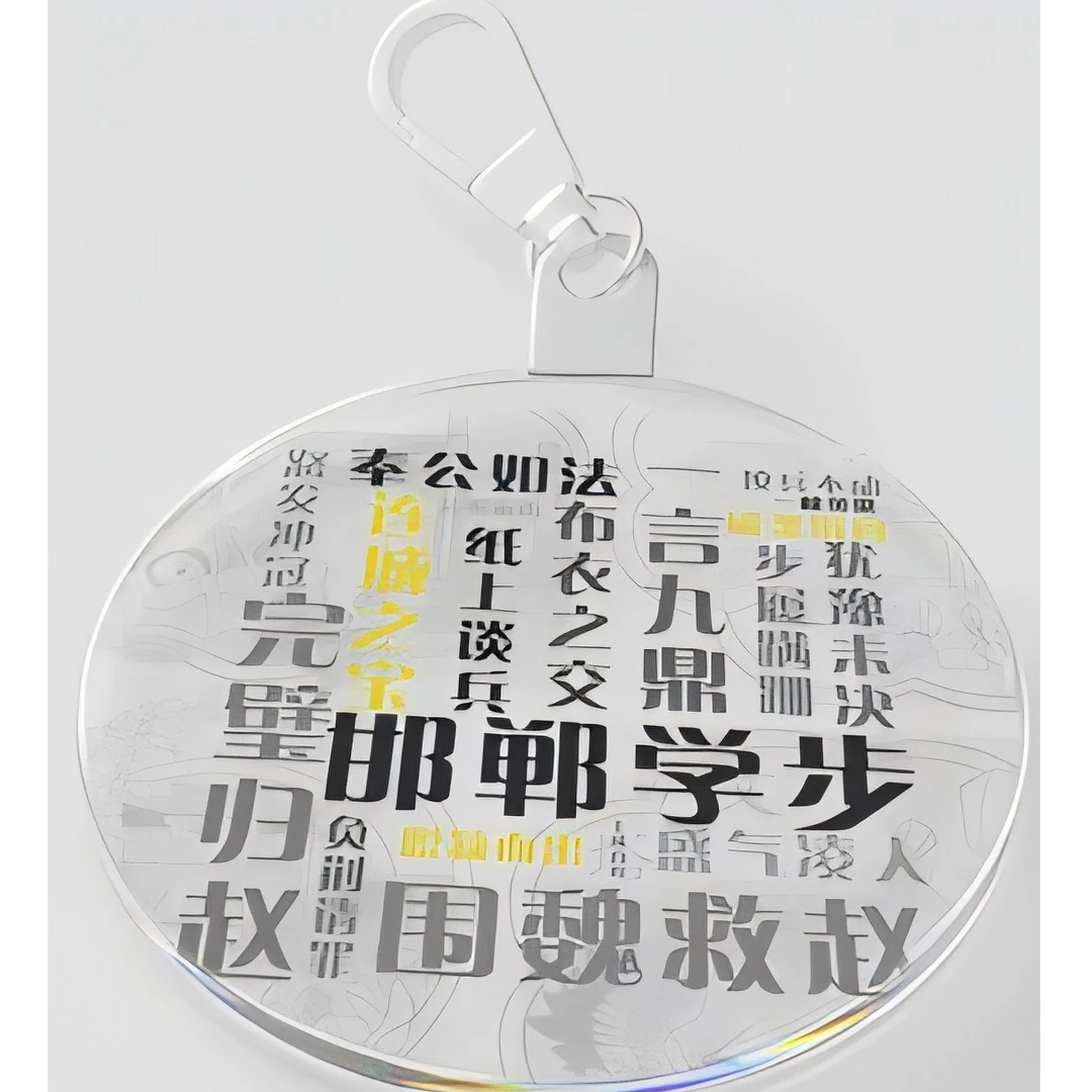 涉县亚克力钥匙扣5.6*51cm—邯郸成语系列