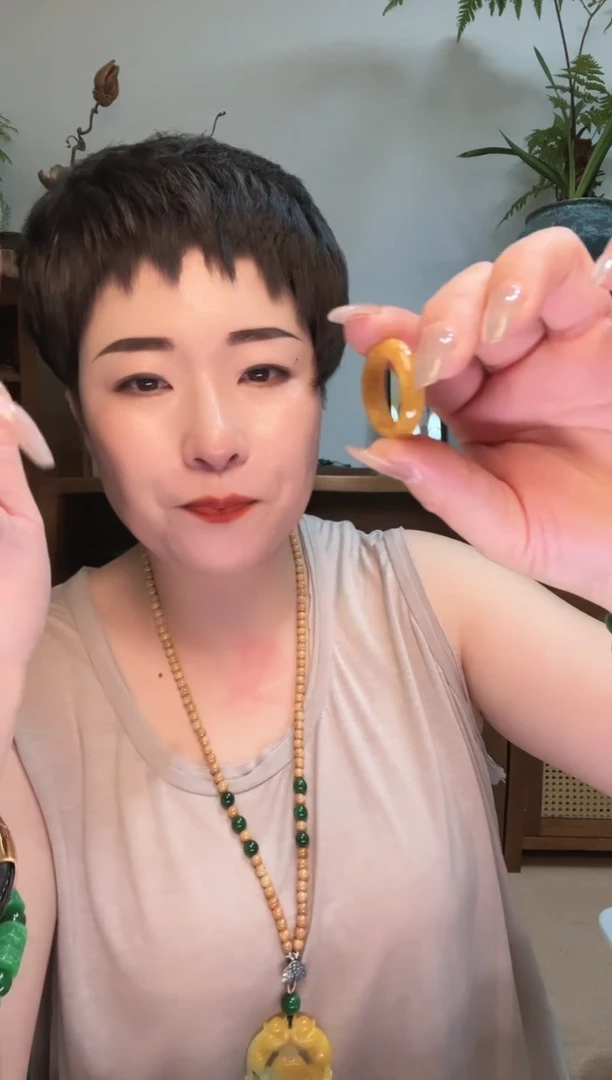 翡翠未镶嵌颈饰915