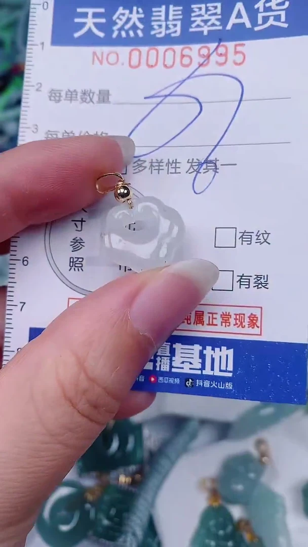 翡翠未镶嵌颈饰00006995