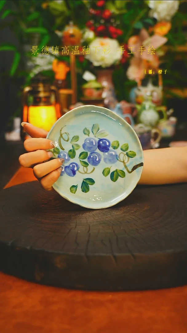 手捏盘子素简手作847