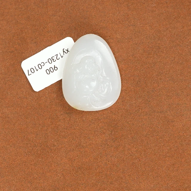 【山岚-c0107】天然和田玉精品白玉佛公吊坠