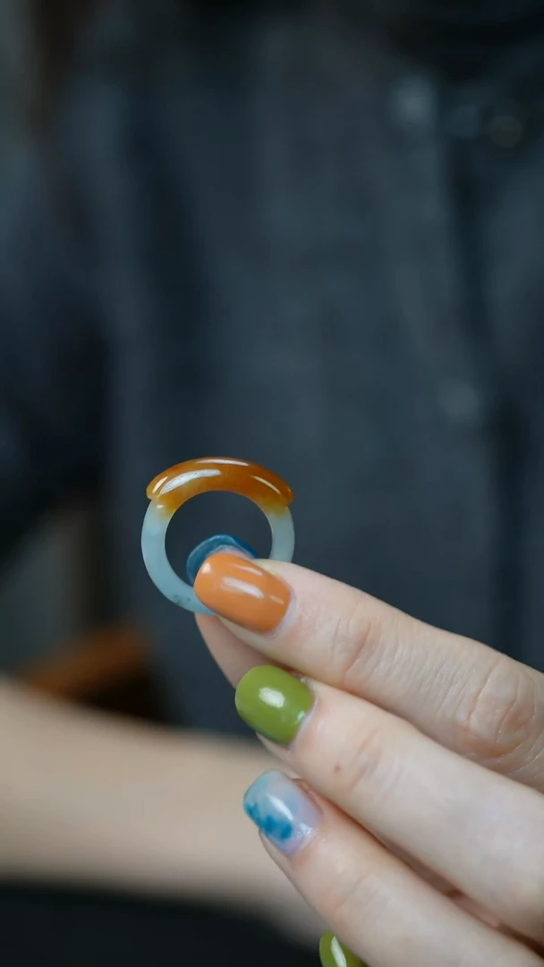 未镶嵌戒圈翡翠47-指圈/姿/1