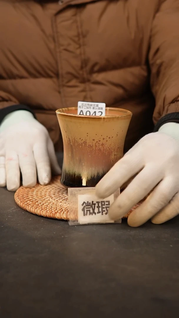 【闪购商品】瓷片042泥泥手工花盆