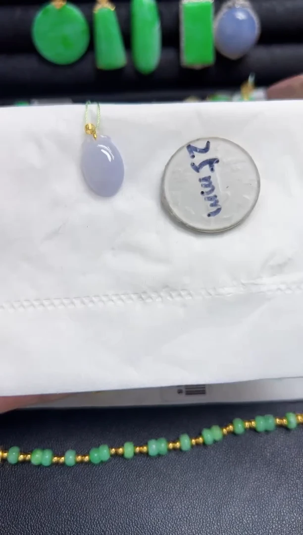 【闪购商品】翡翠颈饰18K金镶嵌Y缅料A货/多样性发货/一件