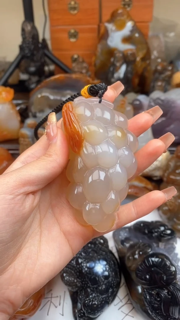 【闪购商品】玛瑙/玉髓颈饰未镶嵌AA