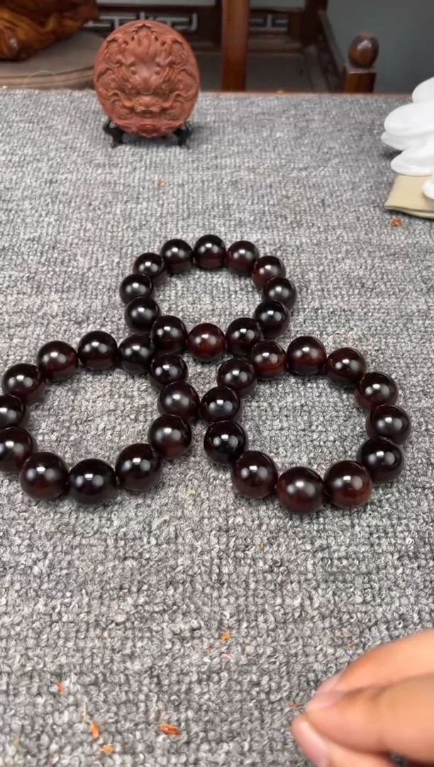 柏木（崖柏）2.0圆珠凤血金 瓷化料 香味浓郁 天花板级